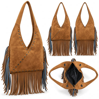 Virella – Fringe Hobo Bag