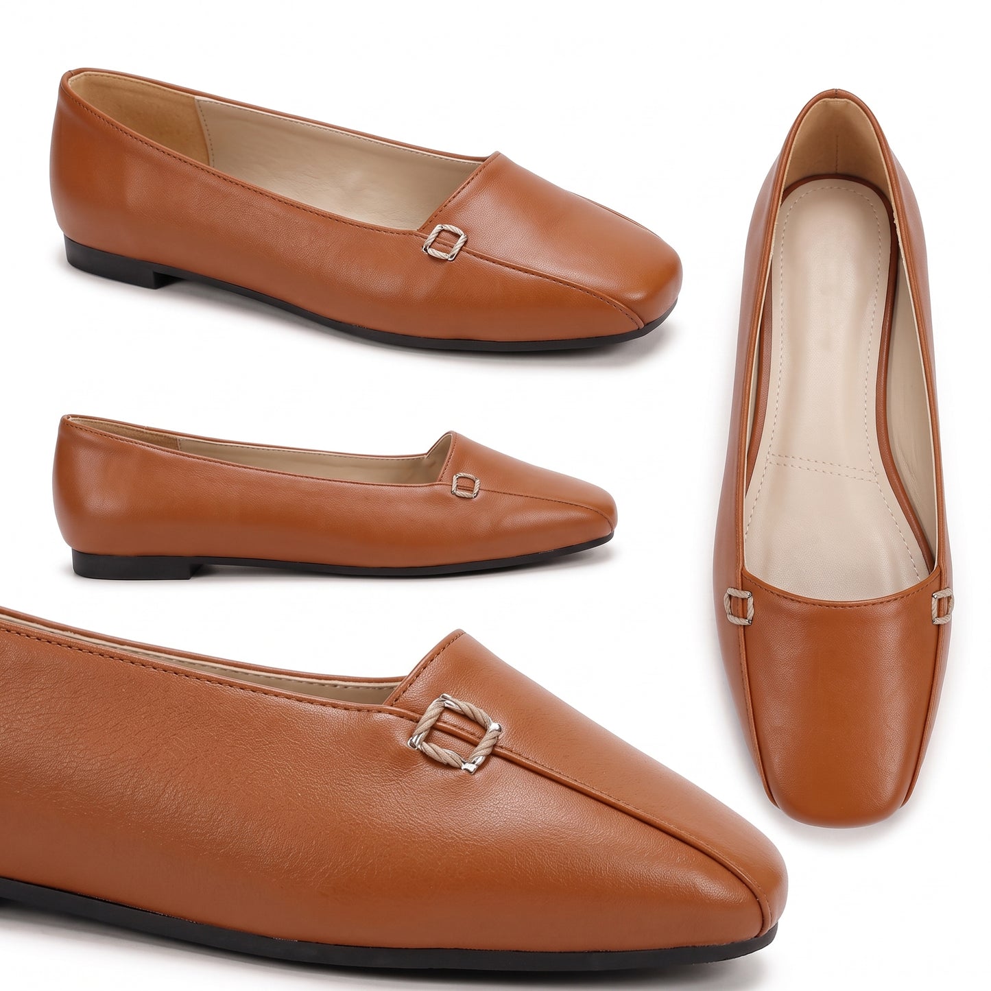 Ivy – Square Toe Flat
