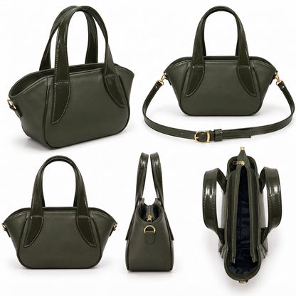 Sorrento – Gloss Handle Satchel Bag