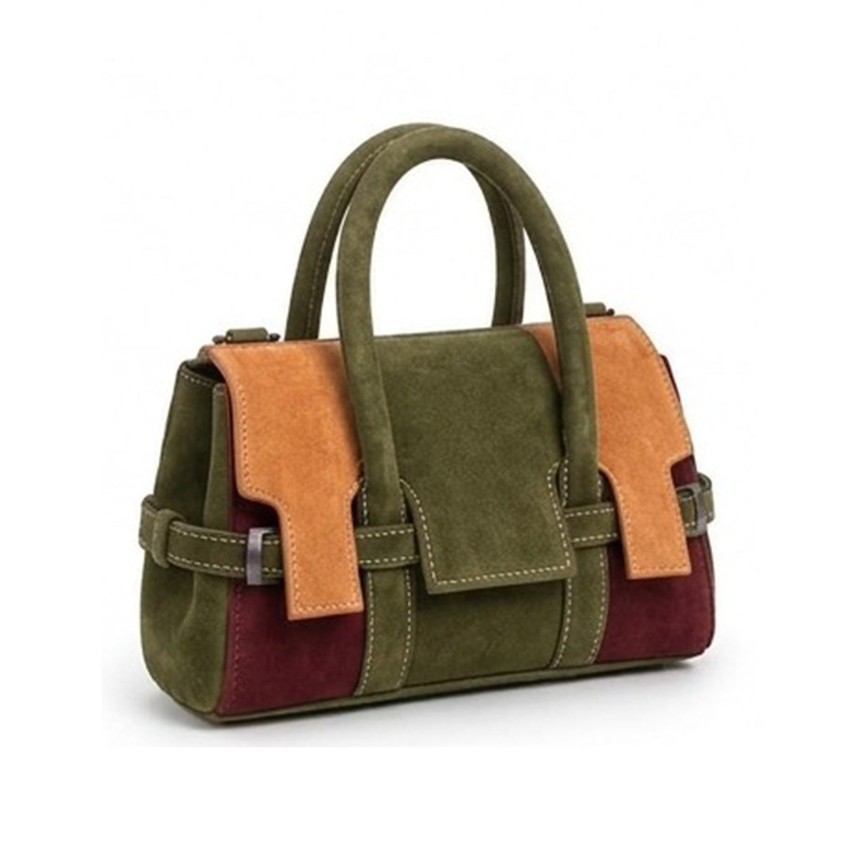 Mini Segovia – Color Block Satchel Bag