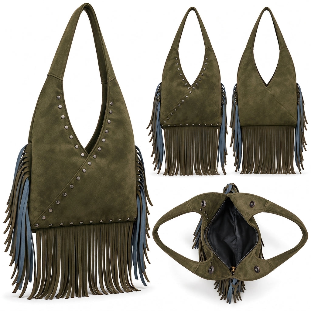 Virella – Fringe Hobo Bag