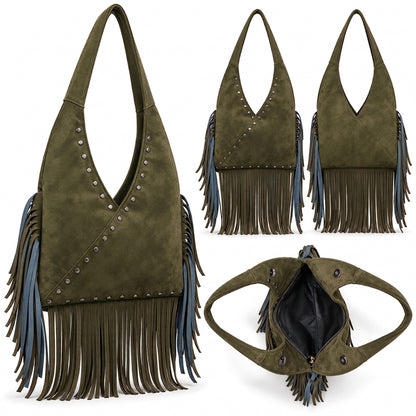 Virella – Fringe Hobo Bag