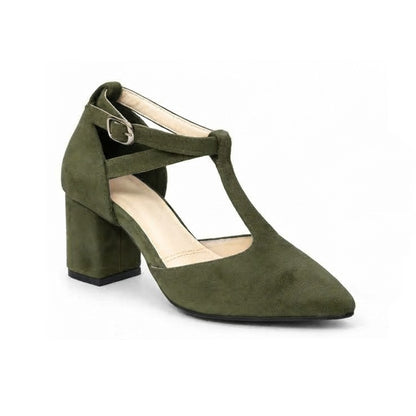 Aarika – Suede Strap Heel
