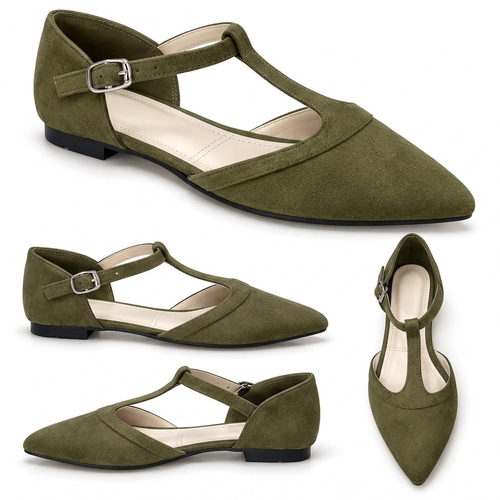Lyra – Suede Flat