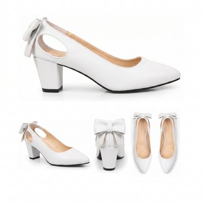 Anaya – Bow Mid Heel