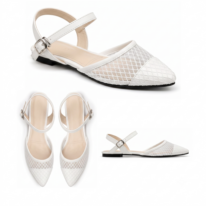 Avery – Mesh Slingback Flats