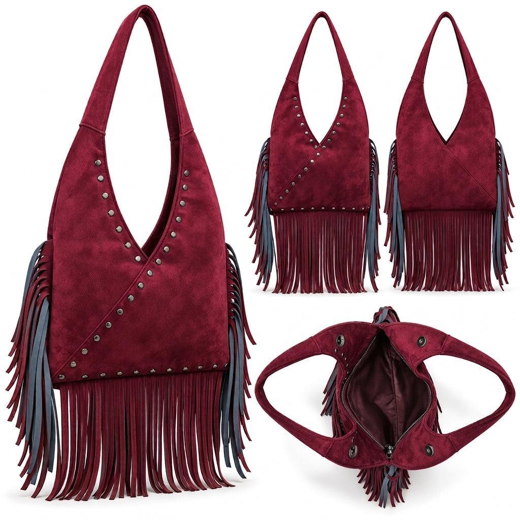 Virella – Fringe Hobo Bag
