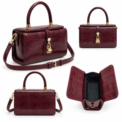 Savelle – Croc Top Handle Bag