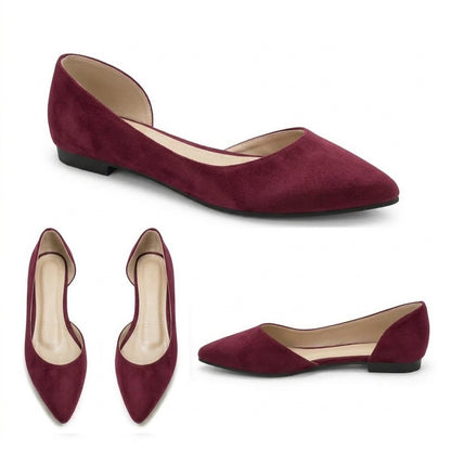 Nora – Suede Flat