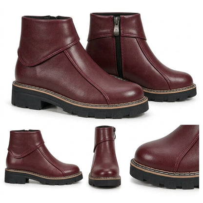 Córdoba – Sculpted Collar Ankle Boots