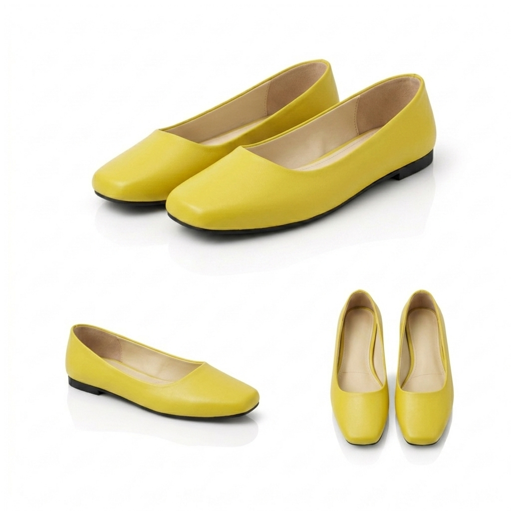 Lora – Square Toe Flat