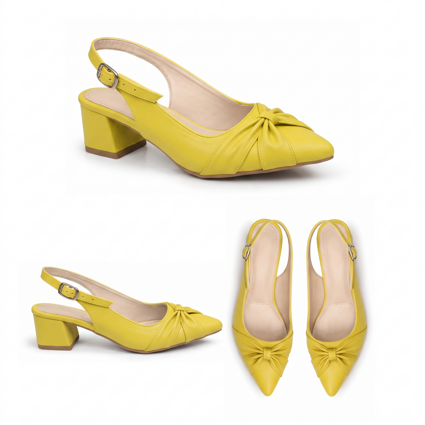 Vera – Knot Slingback Heel