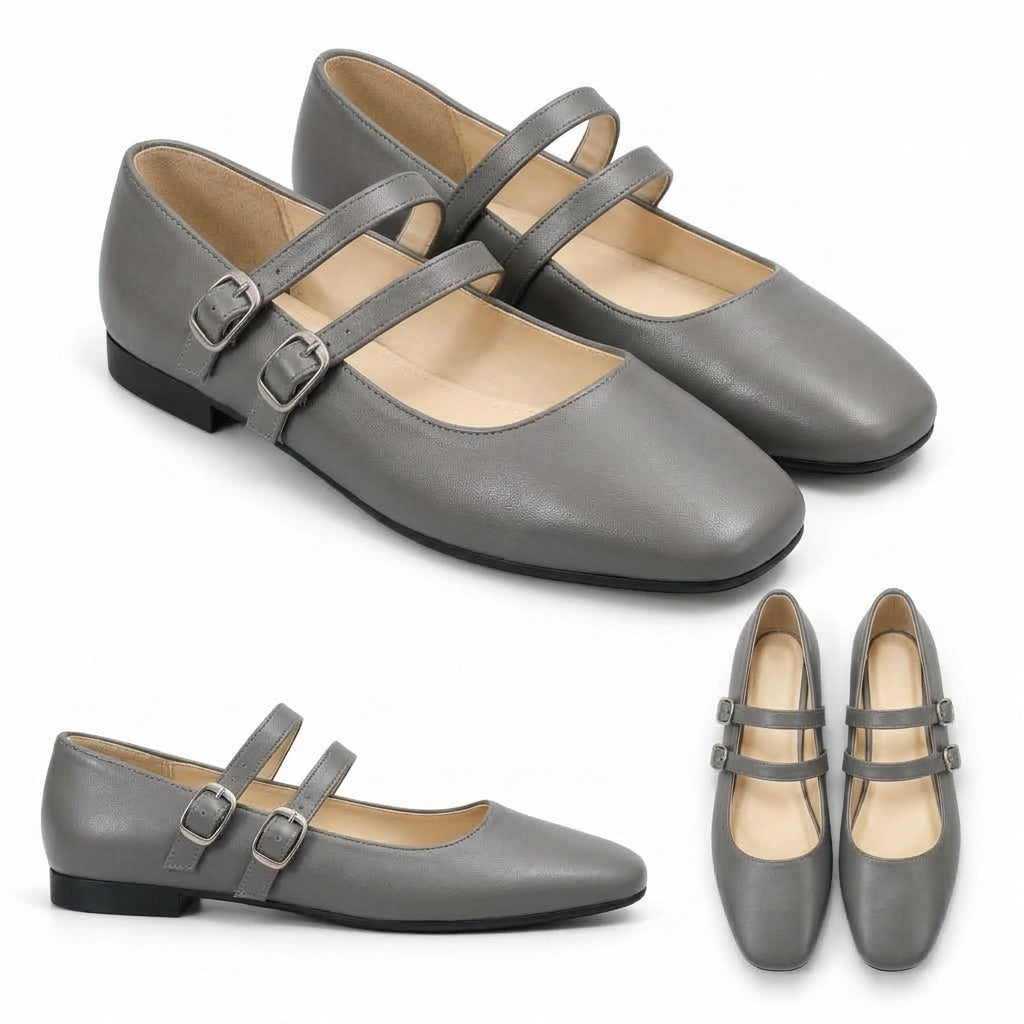 Chiara – Square Toe Flat