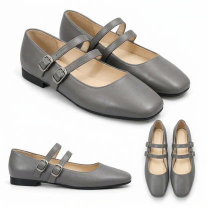 Chiara – Square Toe Flat