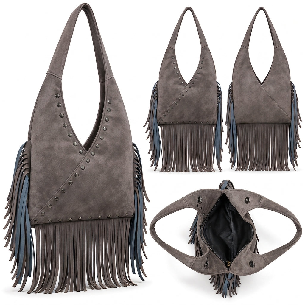 Virella – Fringe Hobo Bag