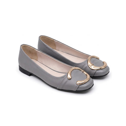 Calyra – Gold Accent Flats