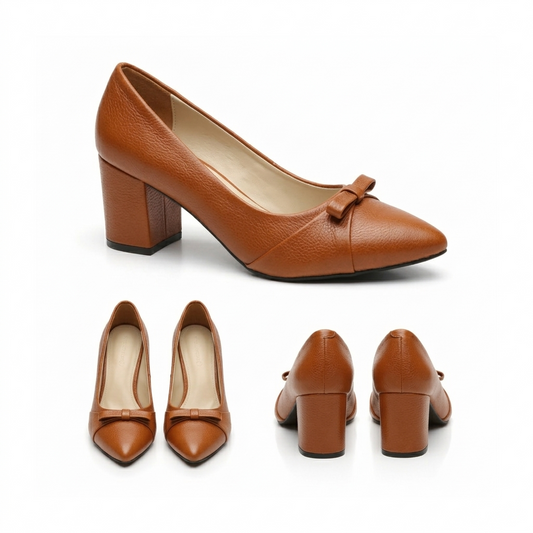 Veya – Bow Block Heel Deal