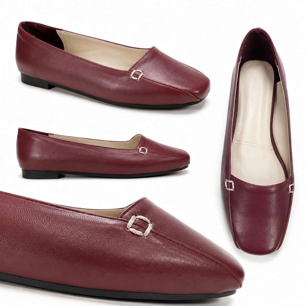 Ivy – Square Toe Flat