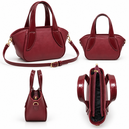 Sorrento – Gloss Handle Satchel Bag