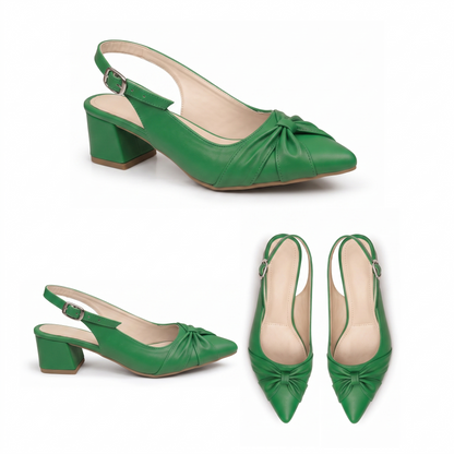 Vera – Knot Slingback Heel