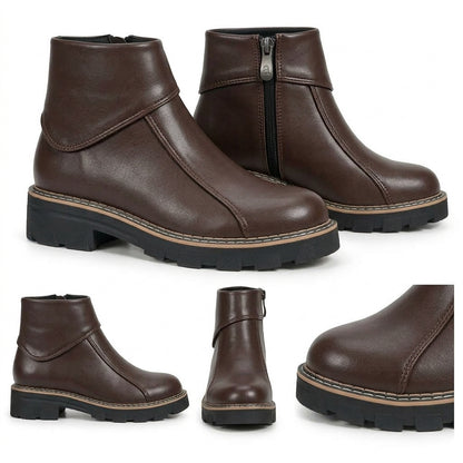 Córdoba – Sculpted Collar Ankle Boots