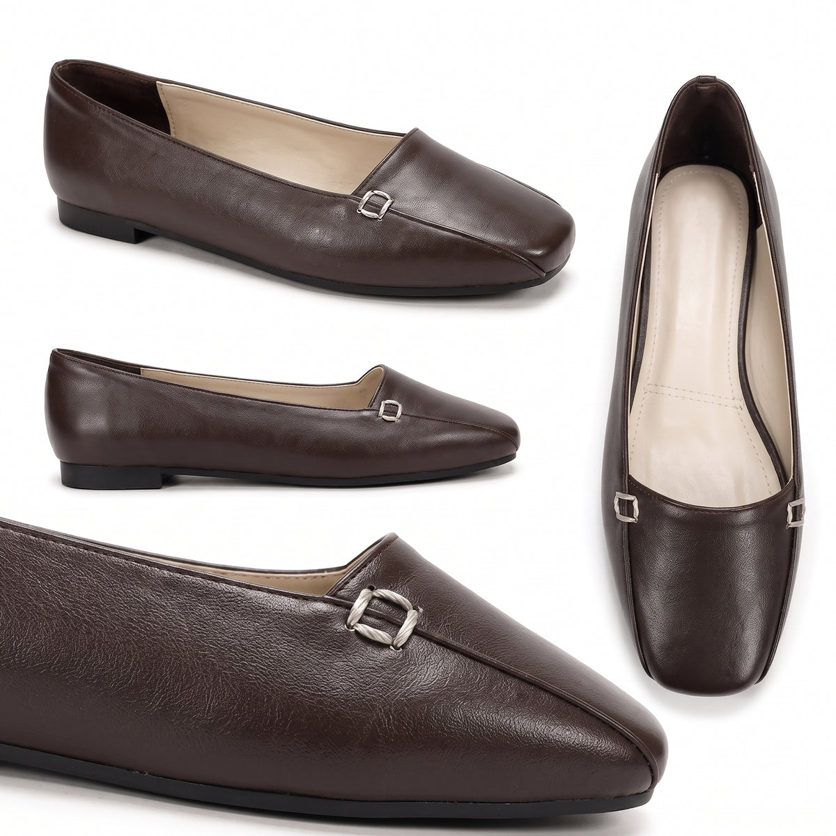 Ivy – Square Toe Flat