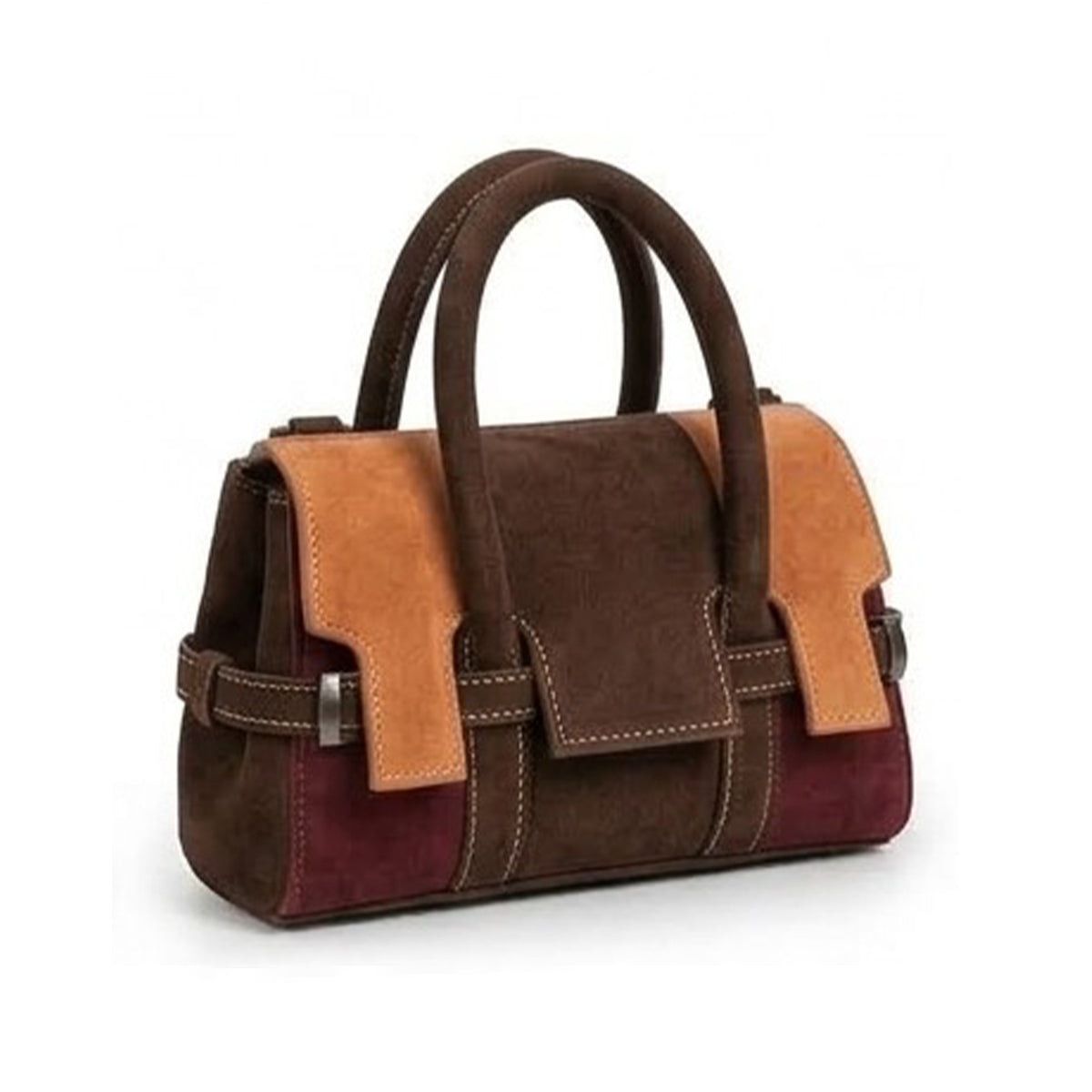 Mini Segovia – Color Block Satchel Bag