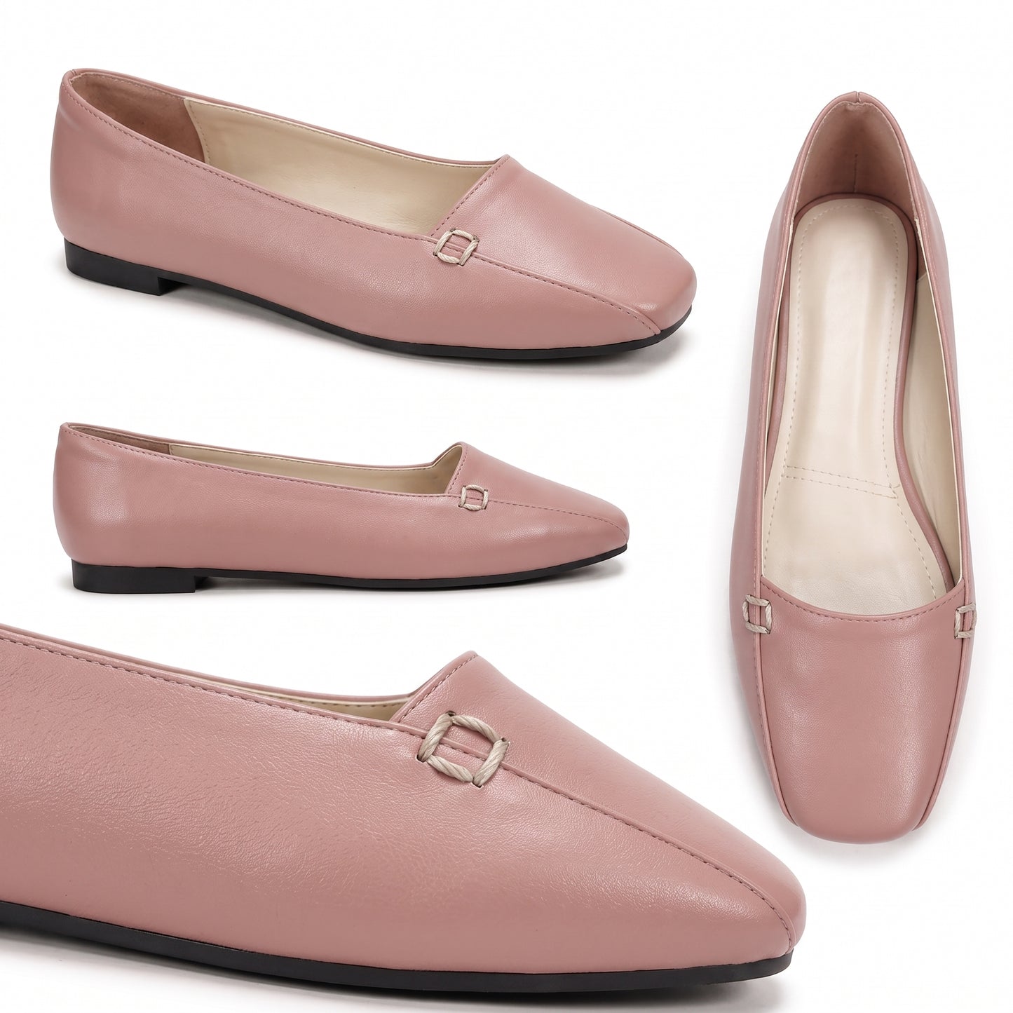 Ivy – Square Toe Flat