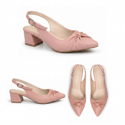 Vera – Knot Slingback Heel