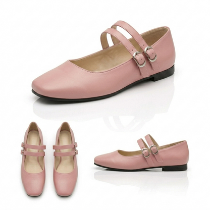 Chiara – Square Toe Flat