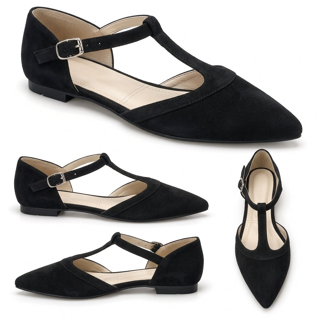 Lyra – Suede Flat