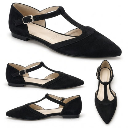 Lyra – Suede Flat