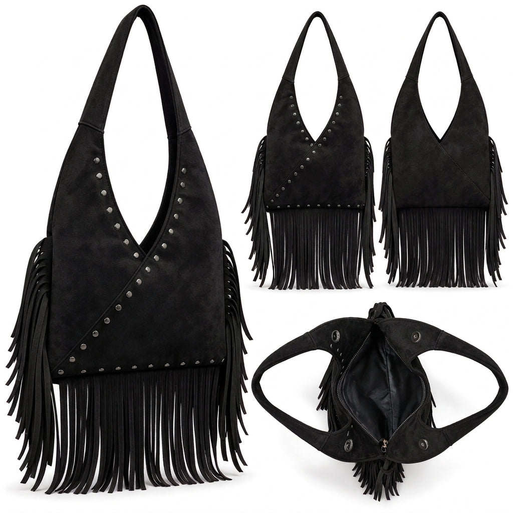 Virella – Fringe Hobo Bag