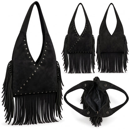 Virella – Fringe Hobo Bag