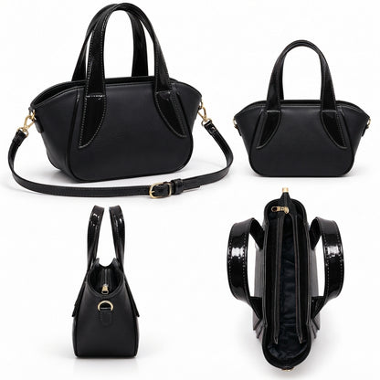 Sorrento – Gloss Handle Satchel Bag