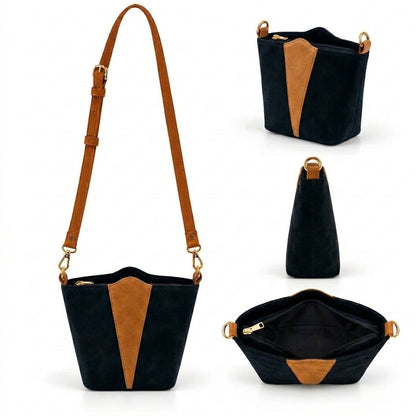 Treviso – Contrast Panel Crossbody Bag