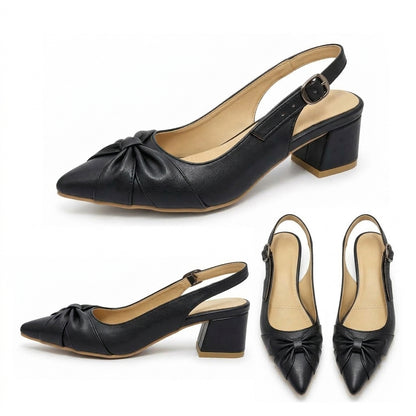 Vera – Knot Slingback Heel