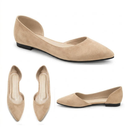Nora – Suede Flat