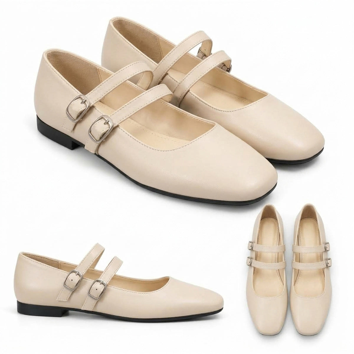 Chiara – Square Toe Flat