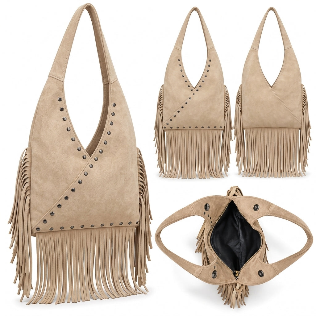 Virella – Fringe Hobo Bag
