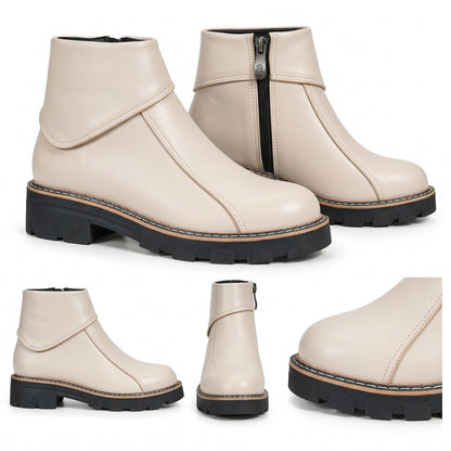 Córdoba – Sculpted Collar Ankle Boots