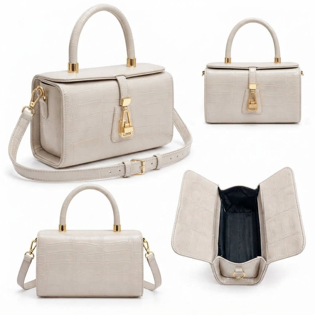 Savelle – Croc Top Handle Bag
