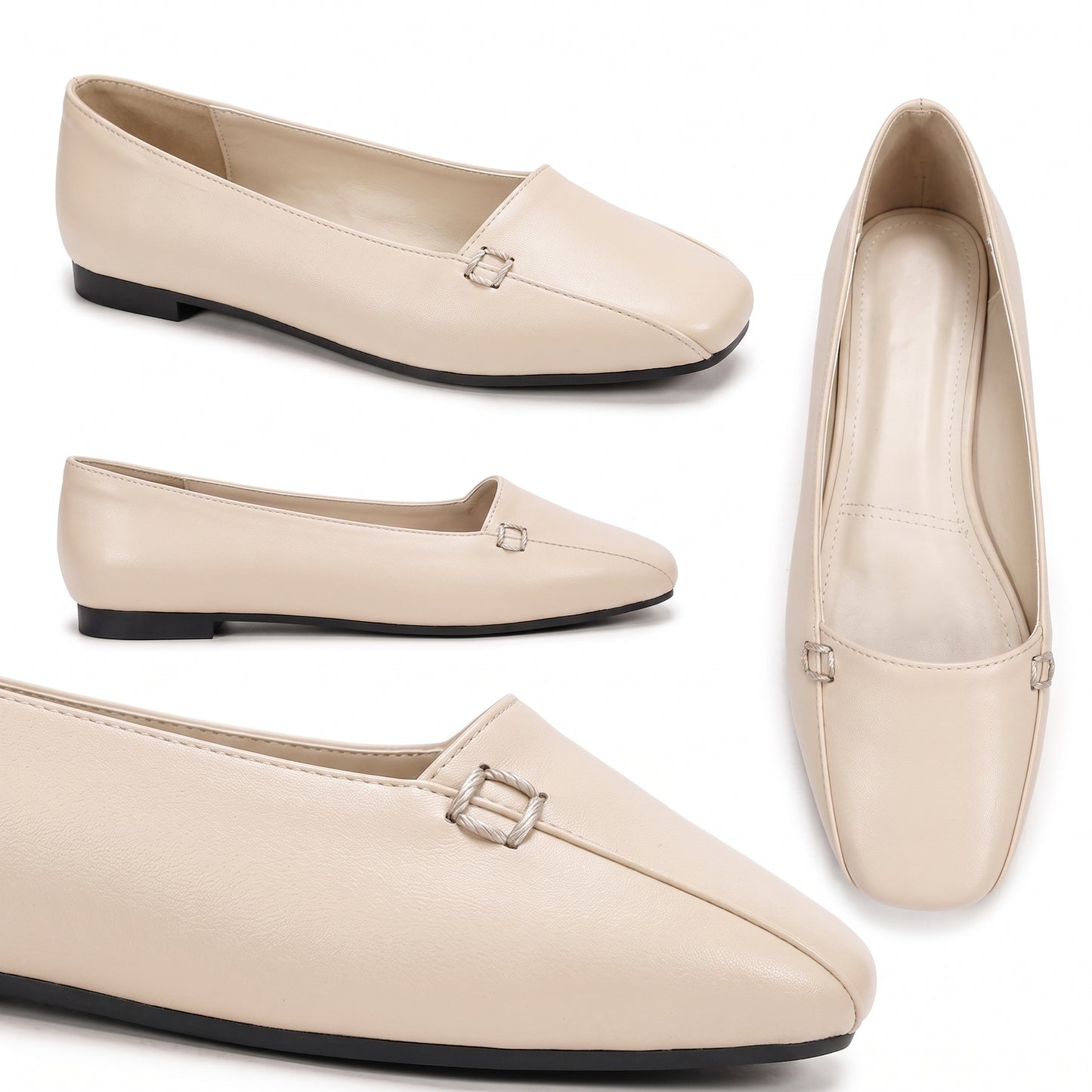 Ivy – Square Toe Flat