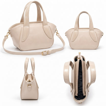 Sorrento – Gloss Handle Satchel Bag