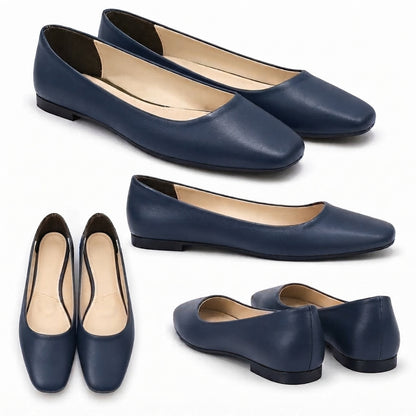 Lora – Square Toe Flat