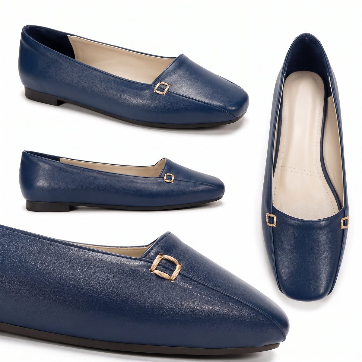 Ivy – Square Toe Flat
