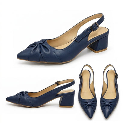 Vera – Knot Slingback Heel