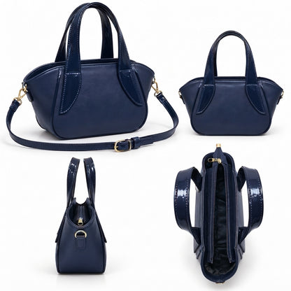 Sorrento – Gloss Handle Satchel Bag