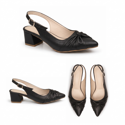 Vera – Knot Slingback Heel