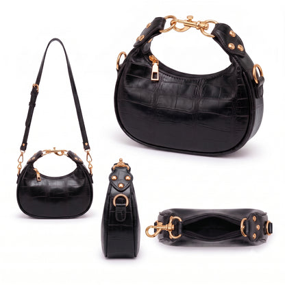 Savannah – Croc Shoulder Bag